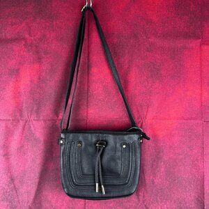 A.N.A NEW APROACH WOMEN SHOULDER SMALL BAG WITH ADJUSTABLE STRAP, BLACK